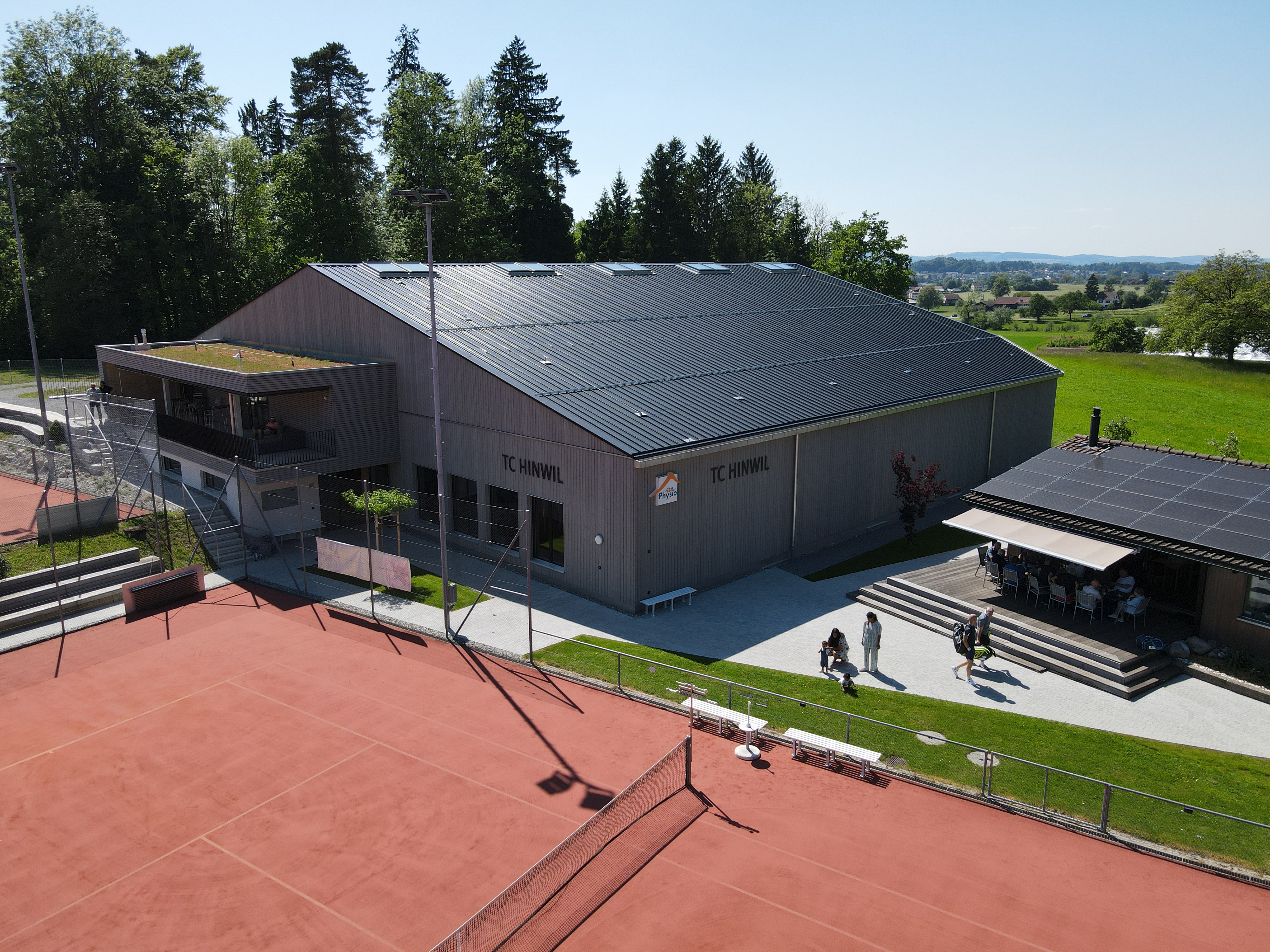 Neubau Tennishalle - Nachhaltigkeit trifft Sport