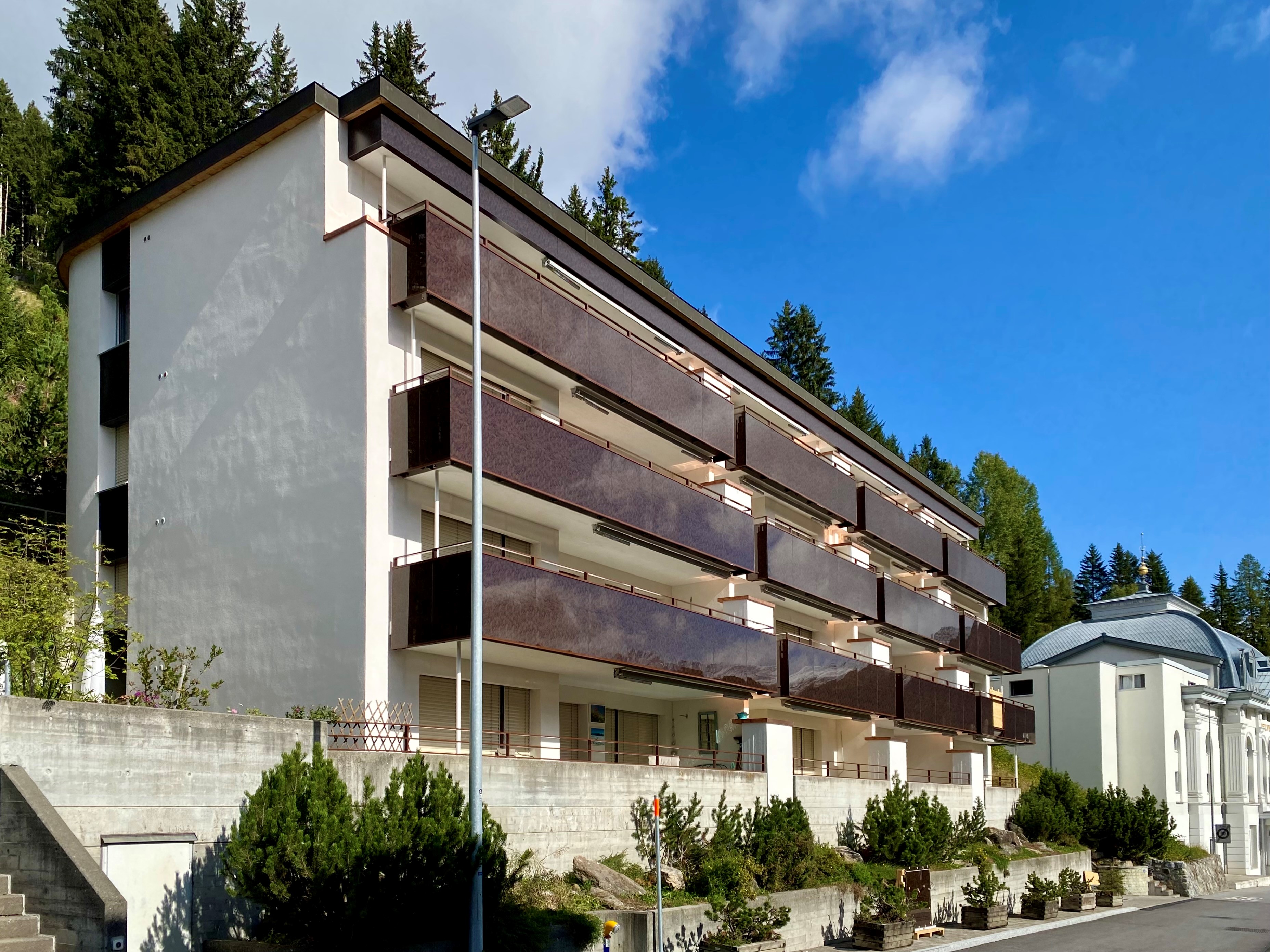 Solarbalkon - Winterstrom in Davos
