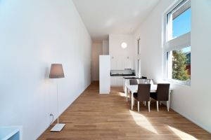arento ag_nachhaltige architektur_Mehrfamilienhaus Davos_Küche Esszimmer.jpg